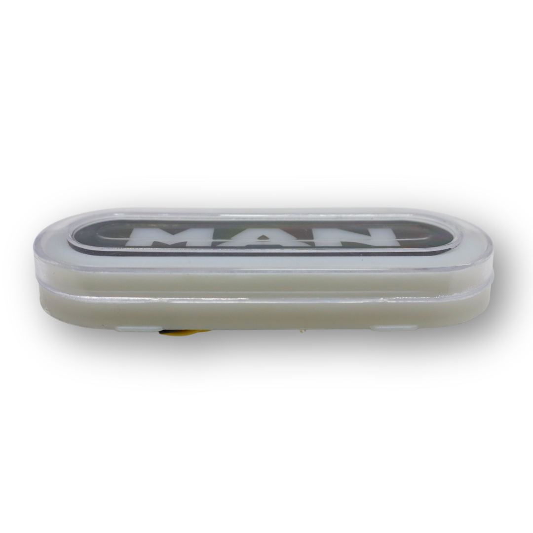 Ліхтар габаритний NEON з логотипом "MAN" білий з кріпленням Ліхтар габаритний NEON з логотипом "MAN" білий з кріпленням