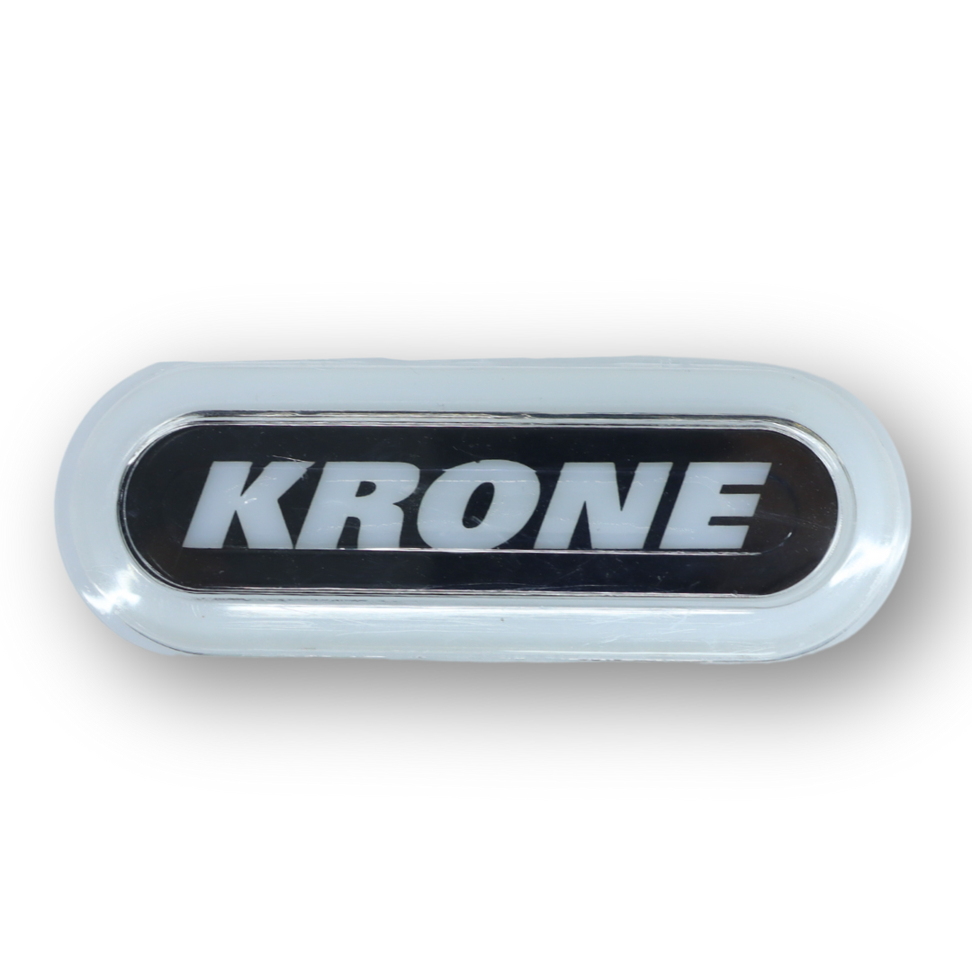 Ліхтар габаритний NEON з логотипом "KRONE" білий з кріпленням Ліхтар габаритний NEON з логотипом "KRONE" білий з кріпленням