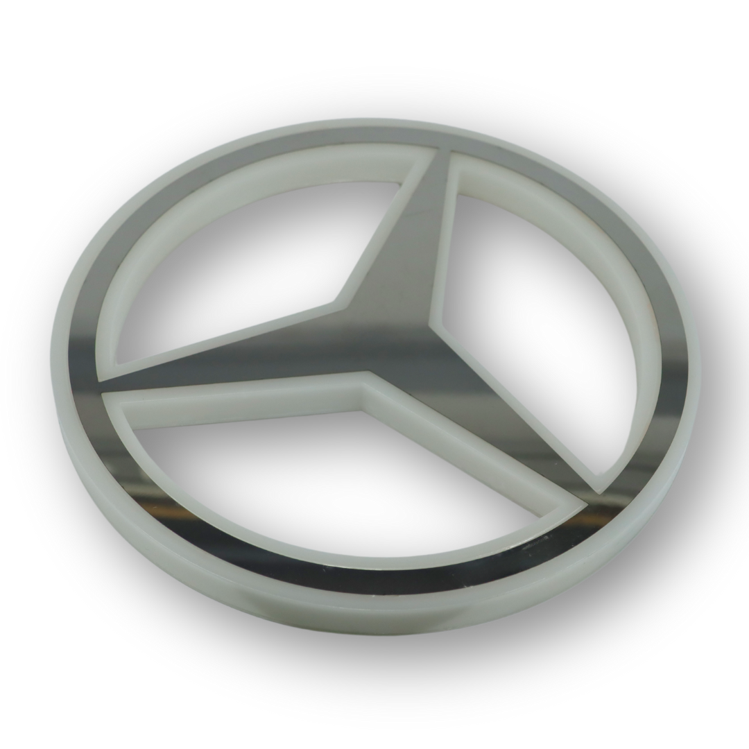 Фонарь декоративный диодный  MERCEDES - красный (Ø-300мм*20мм)