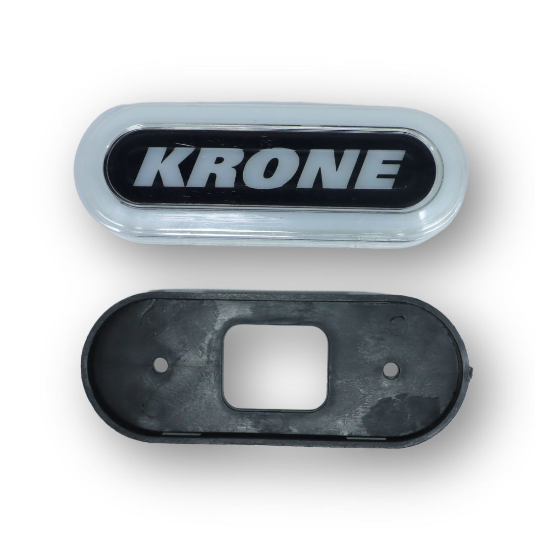 Ліхтар габаритний NEON з логотипом "KRONE" білий з кріпленням Ліхтар габаритний NEON з логотипом "KRONE" білий з кріпленням
