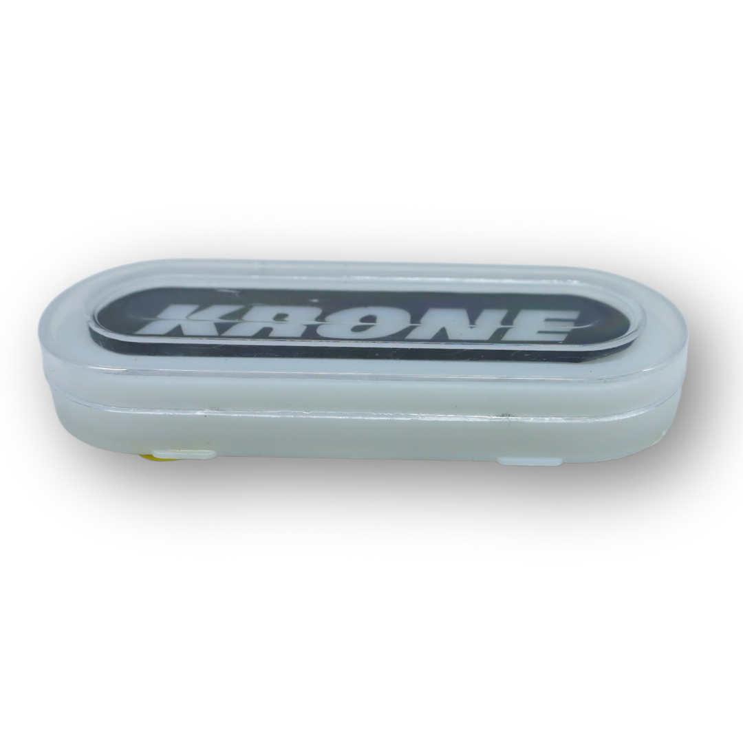 Ліхтар габаритний NEON з логотипом "KRONE" білий з кріпленням Ліхтар габаритний NEON з логотипом "KRONE" білий з кріпленням