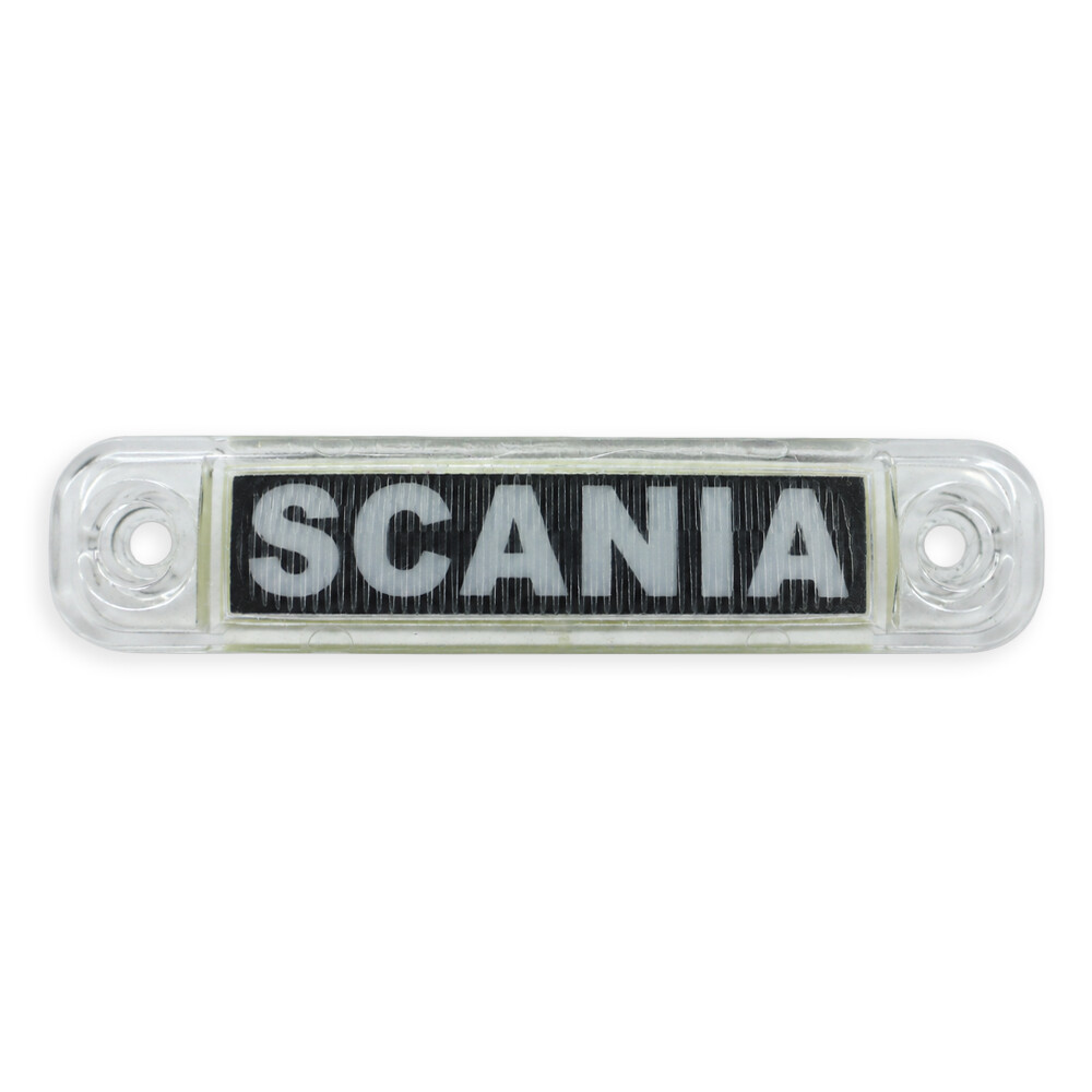 Фонарь декор LED SCANIA белый (101*22*12\81)