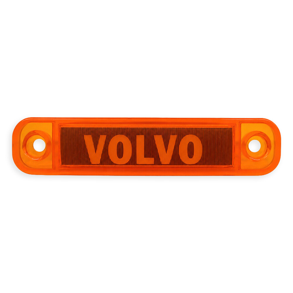 Фонарь декор LED VOLVO желтый (101*22*12\81)