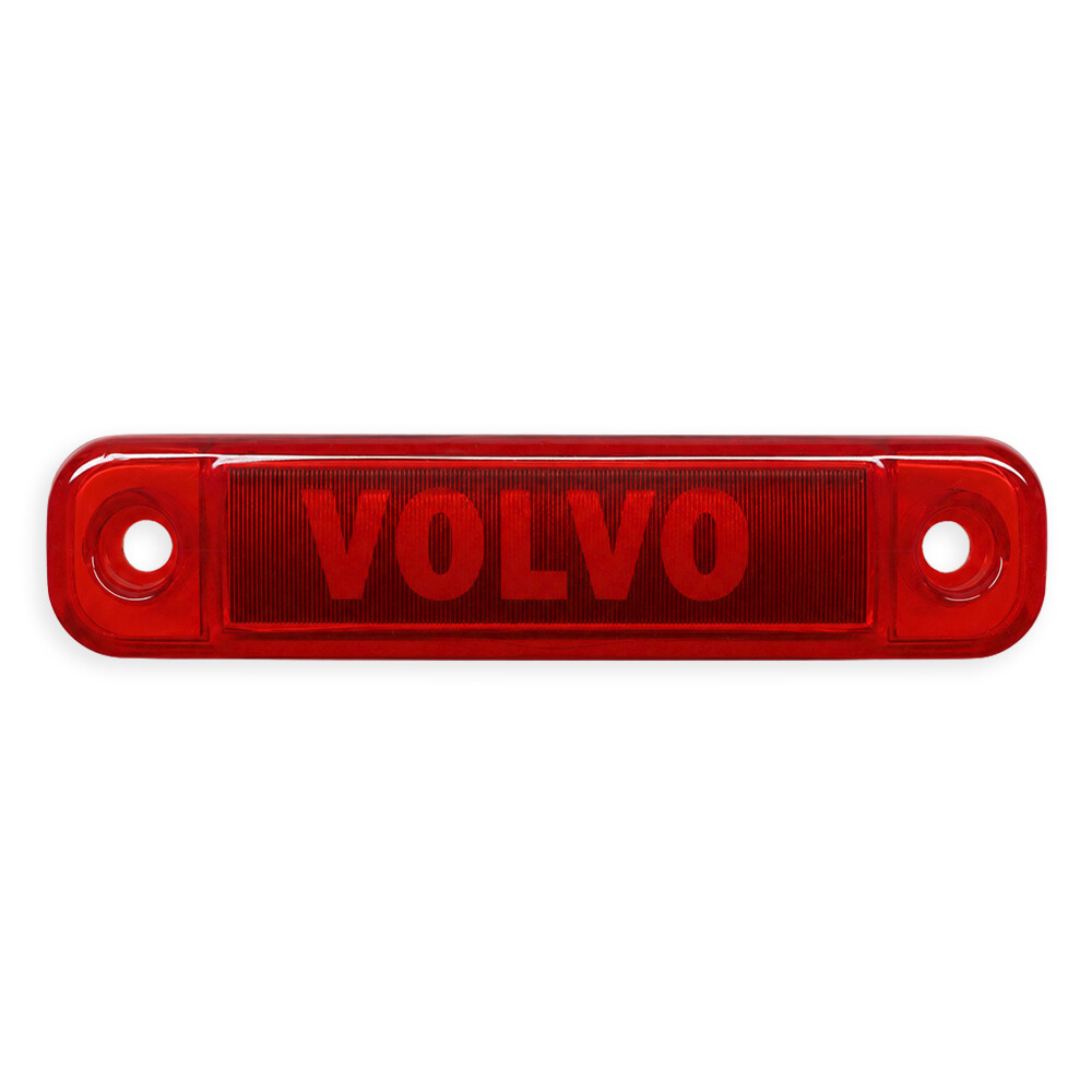 Ліхтар декор LED VOLVO червоний (101*22*12\81)
