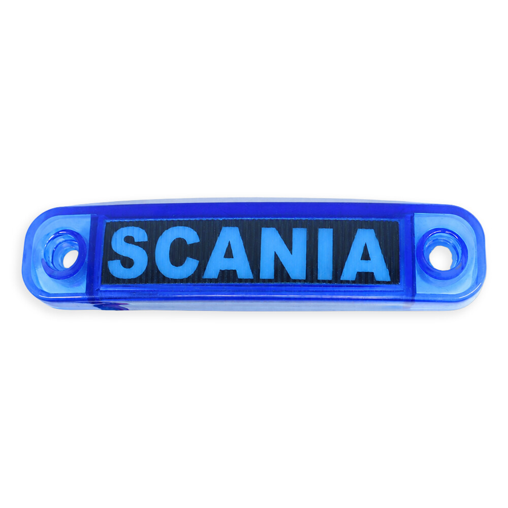 Ліхтар декор LED SCANIA синій (101*22*12\81)
