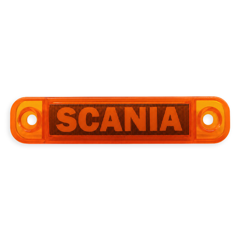 Ліхтар декор LED SCANIA жовтий (101*22*12\81)