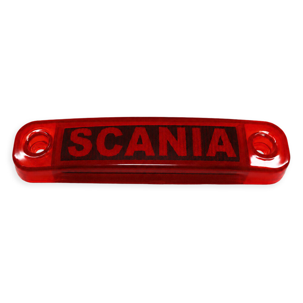 Ліхтар декор LED SCANIA червоний (101*22*12\81) Ліхтар декор LED SCANIA червоний (101*22*12\81)