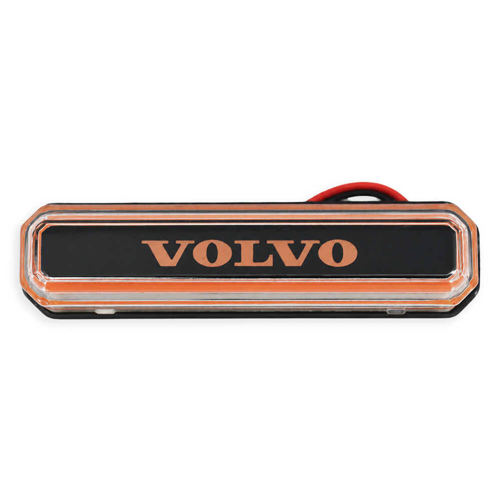Фонарь декор NEON VOLVO жёлтый
