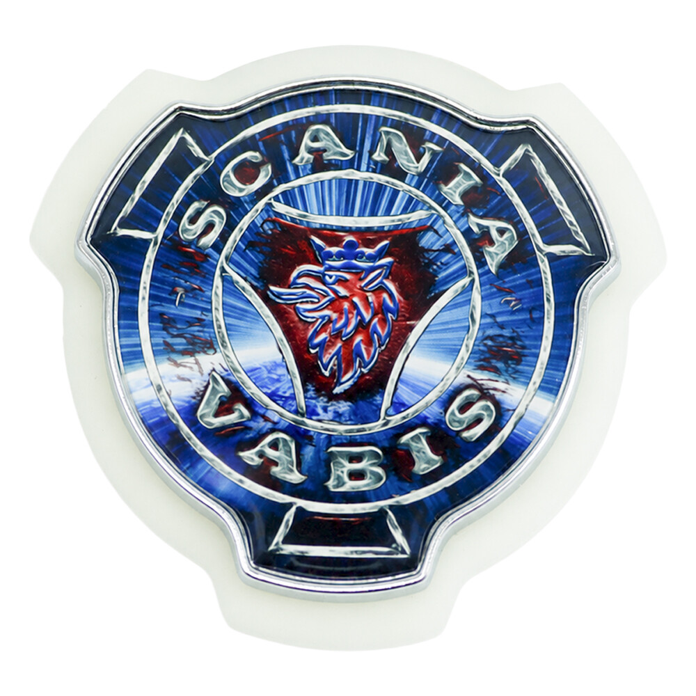 Ліхтар декор емблема SCANIA білий