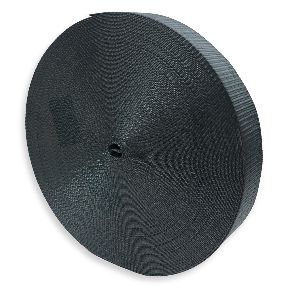 Лента полиэстер 40 мм 2т черная Лента полиэстер 40 мм 2т черная