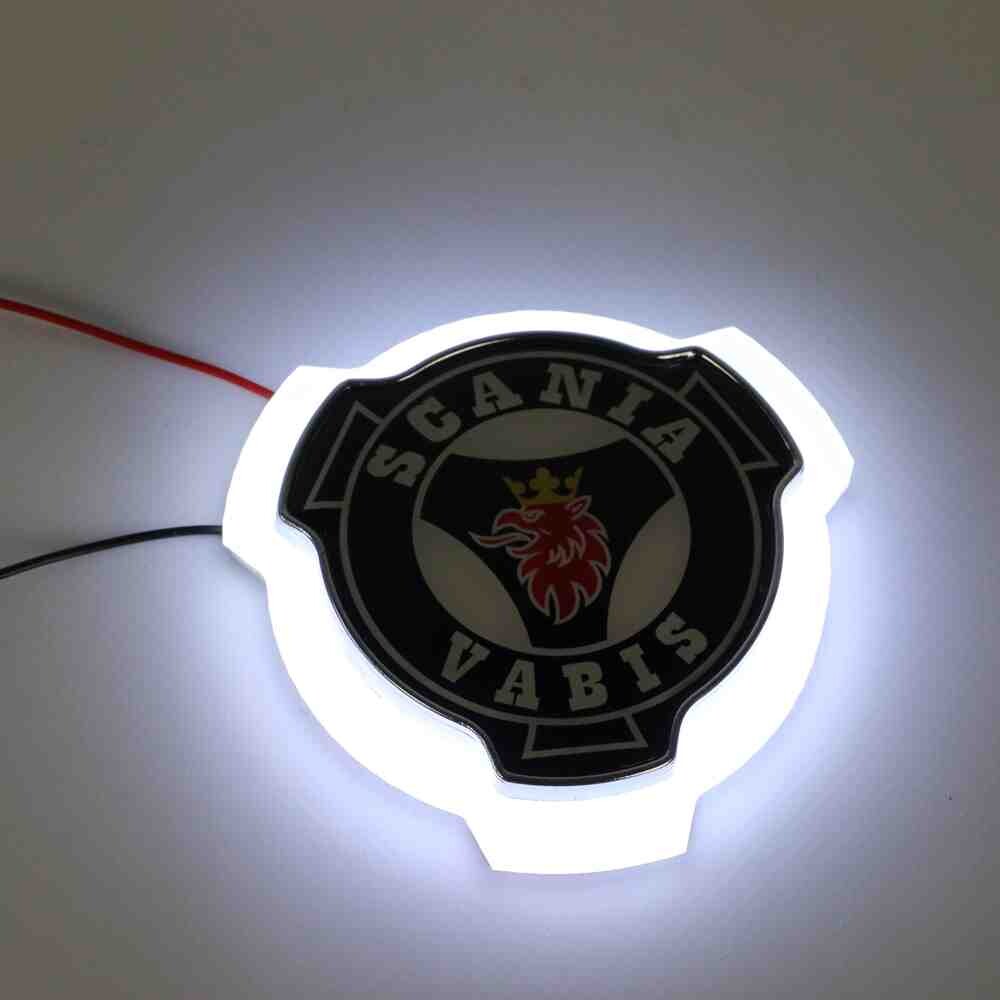 Фонарь декор эмблема SCANIA белый