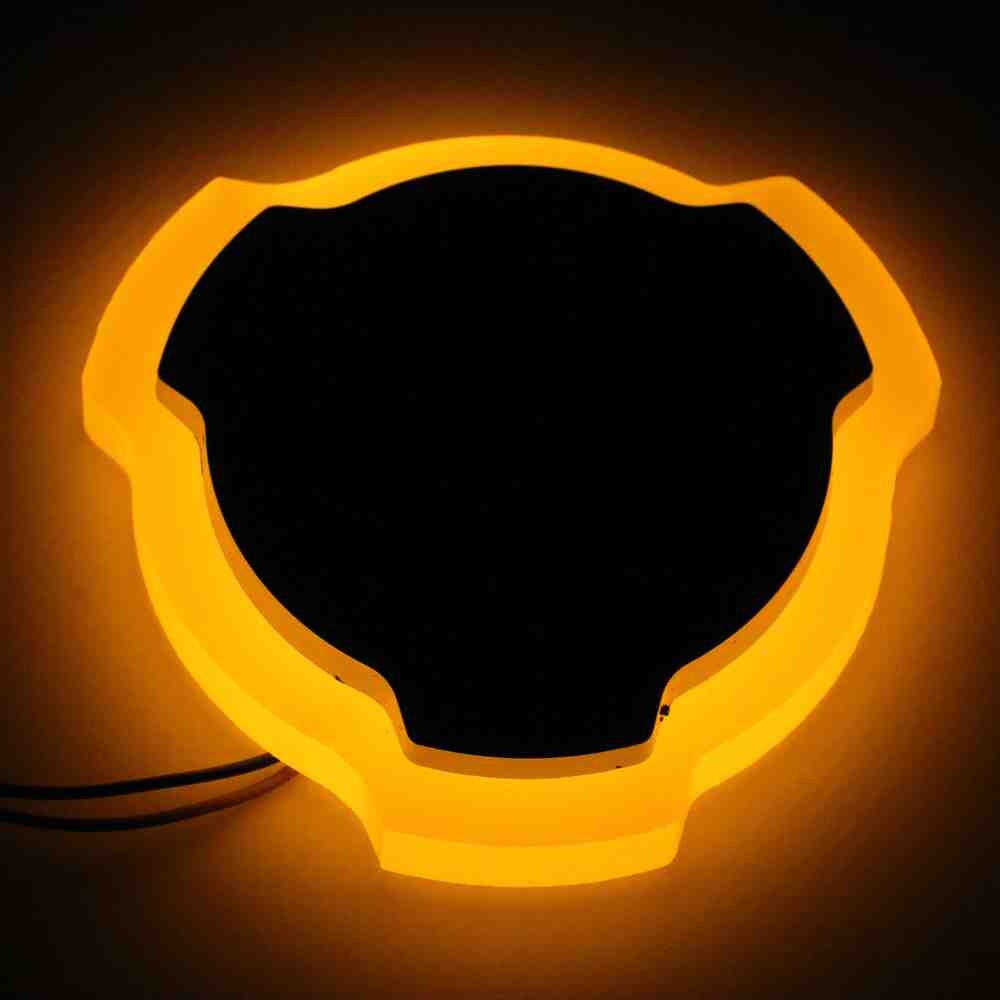 Фонарь декор эмблема SCANIA желтый