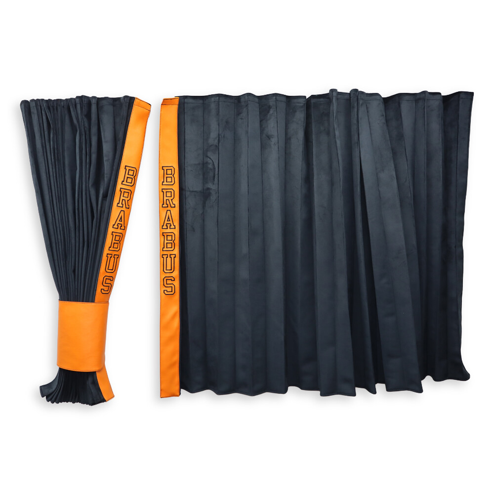 Штори Велюр "Bow Folds" BRABUS нічні чорні 2-х сторонні Штори Велюр "Bow Folds" BRABUS нічні чорні 2-х сторонні