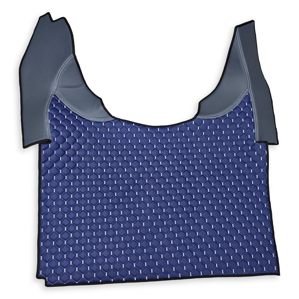 Килимок 3D Екошкіра DAF XF105 2005-2013; АКПП; синій