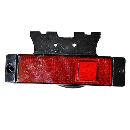 Фонарик габаритный 24V  красный L0133 (115*30)
