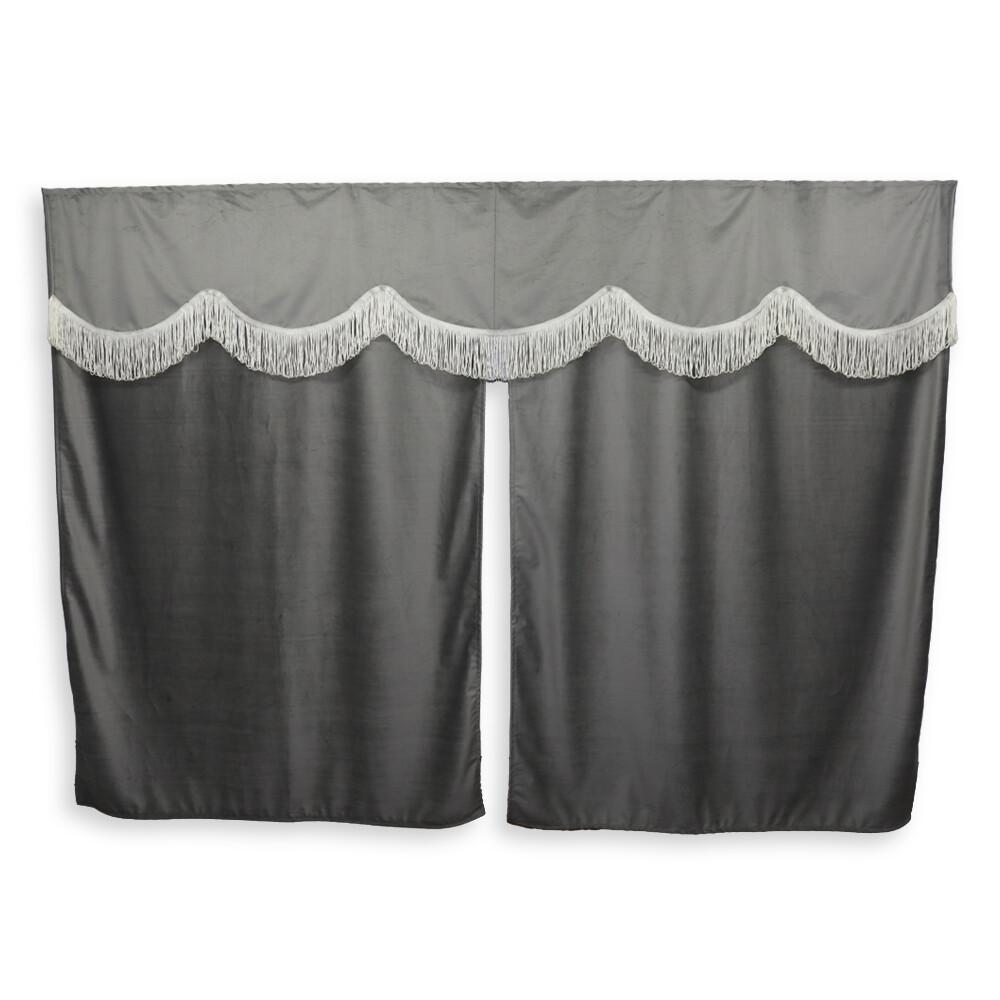 Шторка Велюр"Pergam" спальника серая Шторка Велюр"Pergam" спальника серая