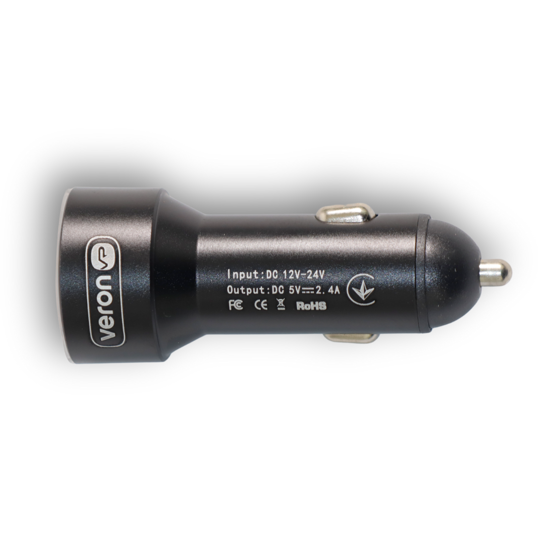 Вольтметр 12-24 V (в прикурювач + 2роз'єми usb)