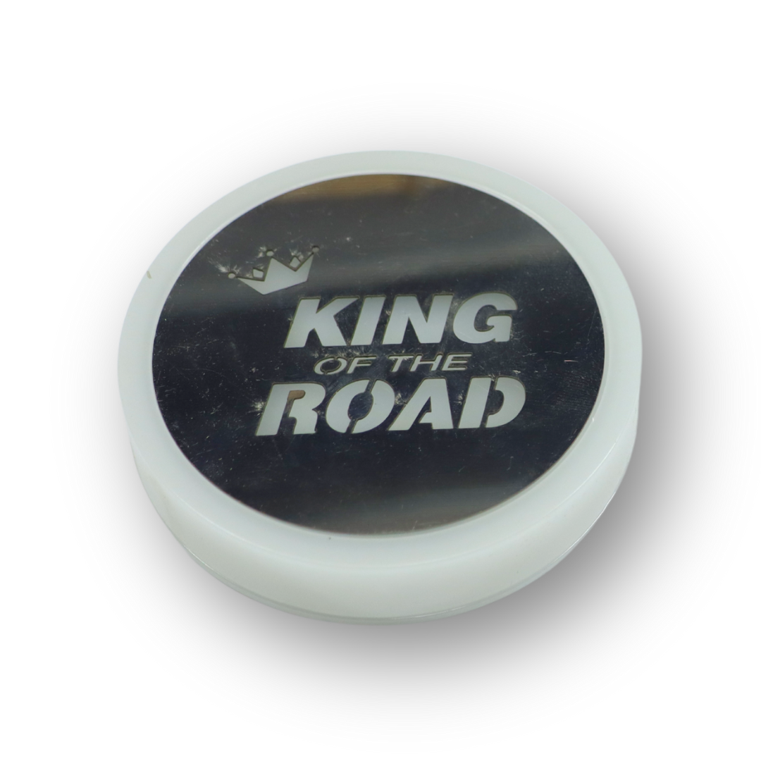 Фонарик эмблема KING OF THE ROAD белый неоновый 24V\Ø-95мм