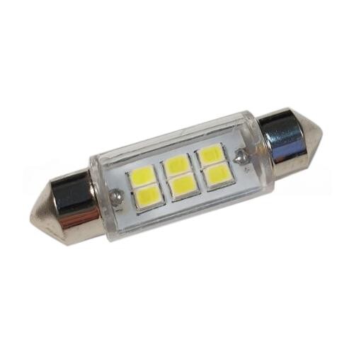 Лампочка Ferze LED AC24V 6 диод. (салон) T11X36 SV8,5 Лампочка Ferze LED AC24V 6 диод. (салон) T11X36 SV8,5
