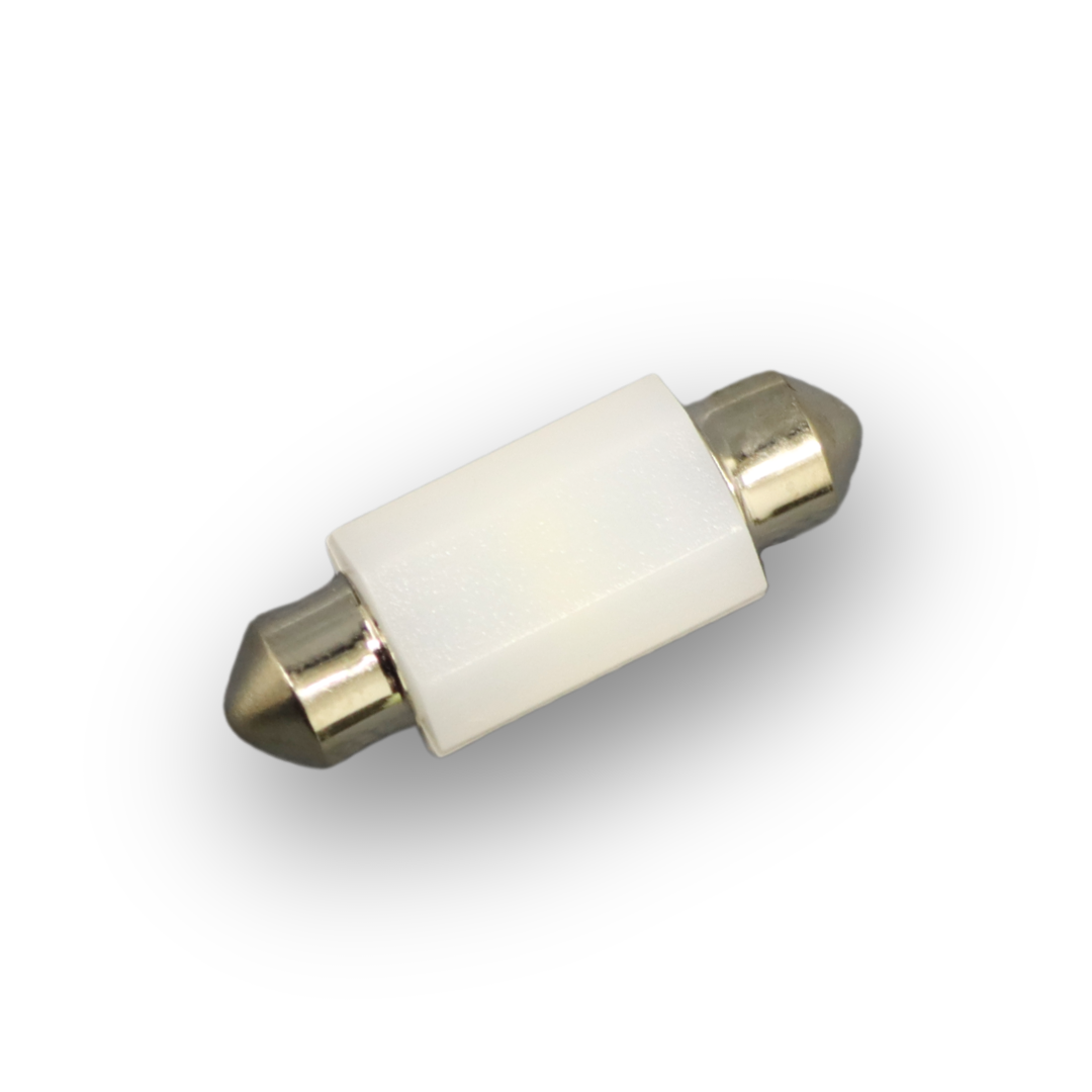 Лампочка керамическая  LED AC24V (салон) 36мм