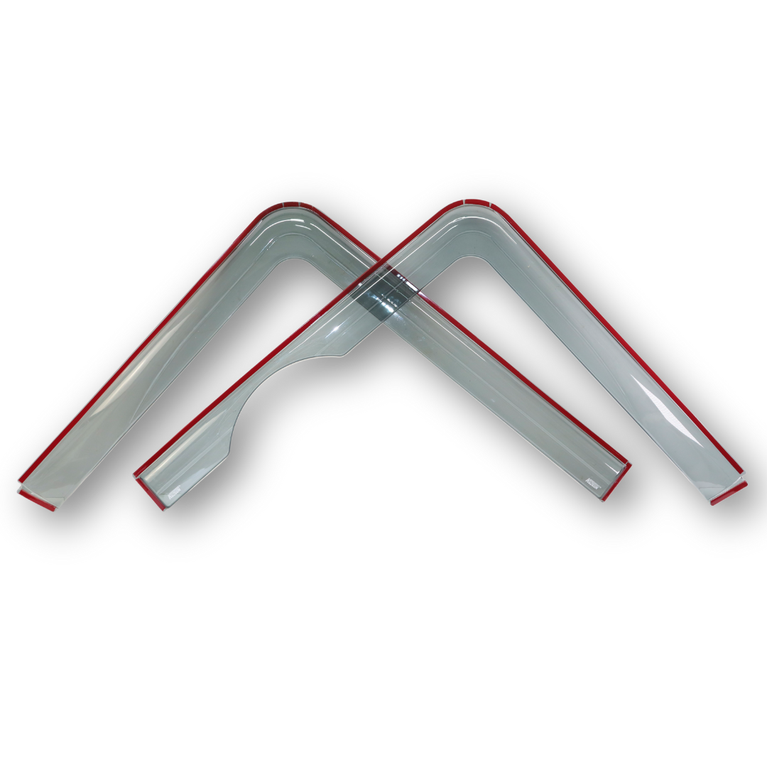 Ветровик SCANIA R, P, G; 2017- ;  Черный. Накладной.