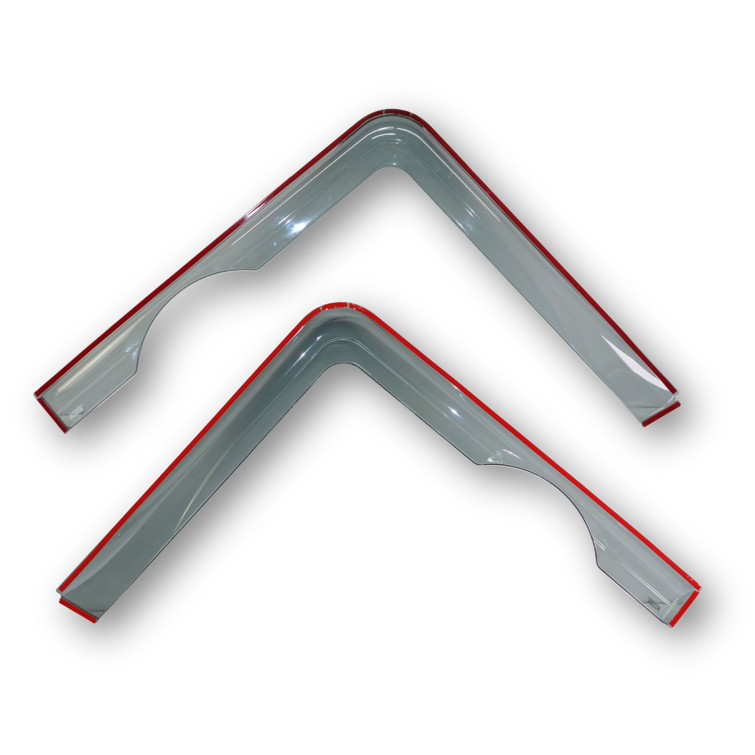 Ветровик SCANIA R, P, G; 2017- ;  Черный. Накладной.