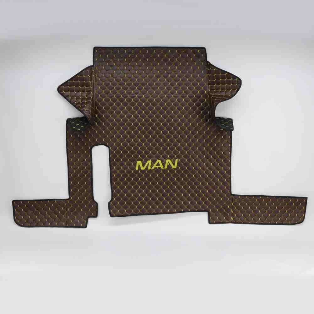 Коврик Экокожа MAN TGX 2017-2020; 1ящ.,АКПП, коричневый, АСП