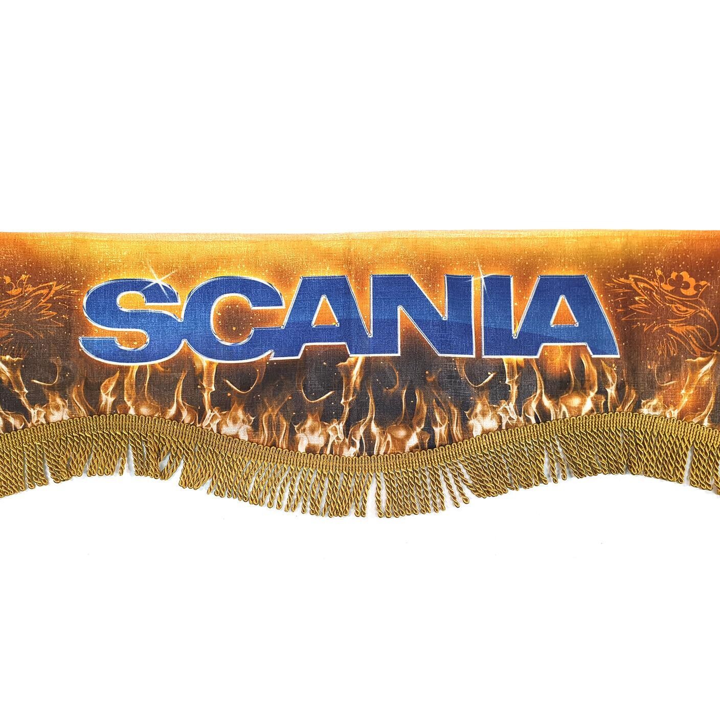 Шторка комп. SCANIA коричневый Шторка комп. SCANIA коричневый