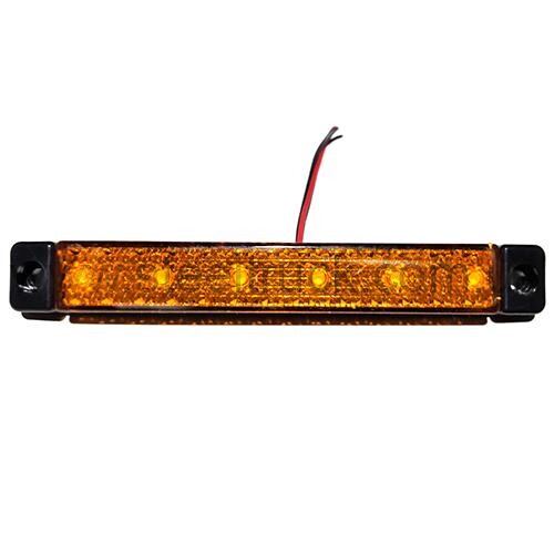 Ліхтарик габаритний 24V жовтий L0134 (125*19) Ліхтарик габаритний 24V жовтий L0134 (125*19)