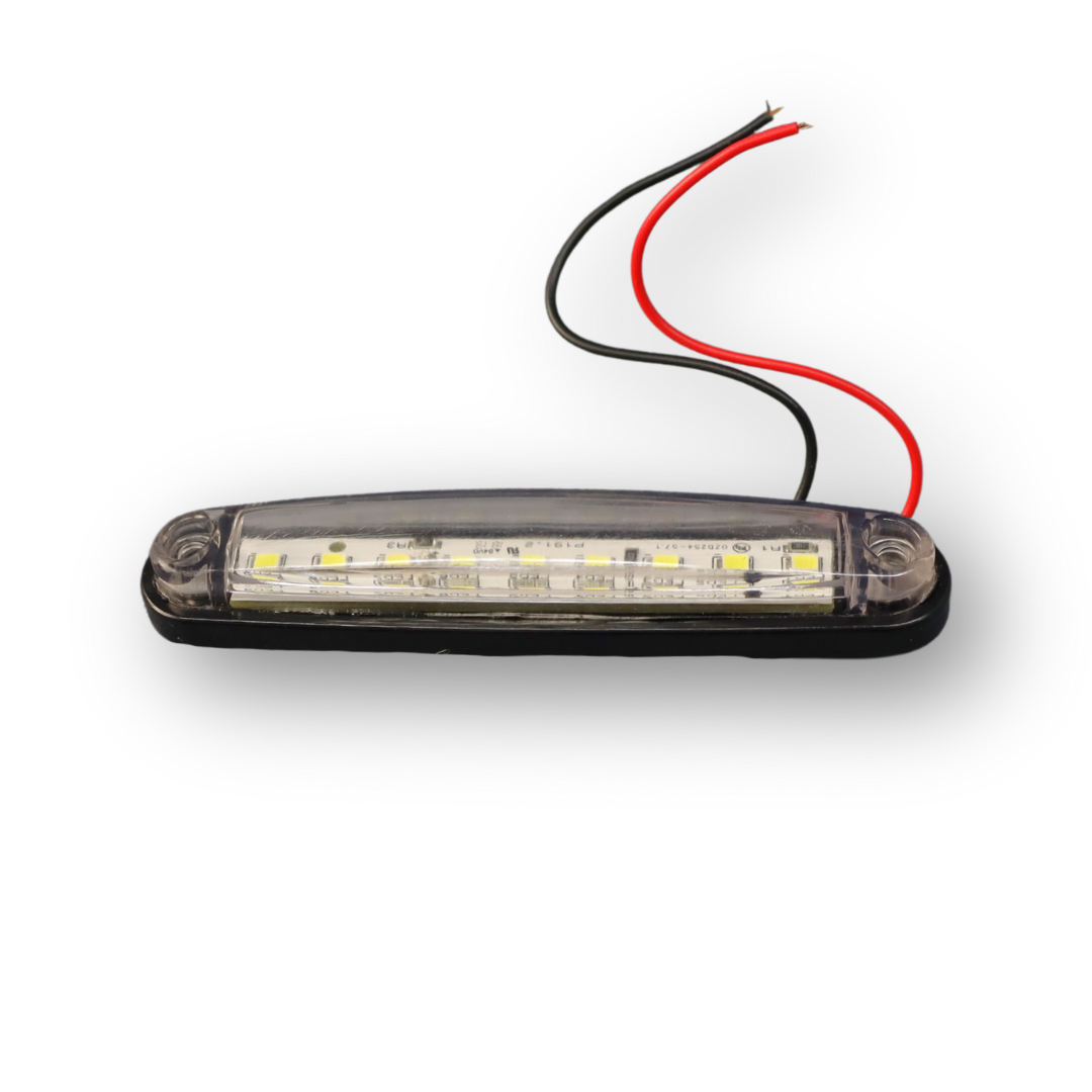 Фонарик габаритный 24V белый (100*20* 90) Фонарик габаритный 24V белый (100*20* 90)