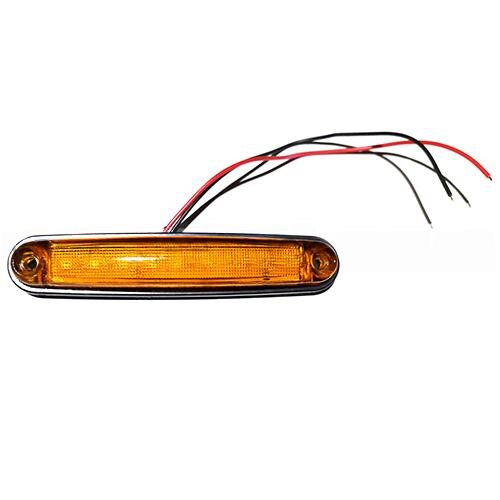 Ліхтарик габаритний 24V жовтий (100*20*90) Ліхтарик габаритний 24V жовтий (100*20*90)