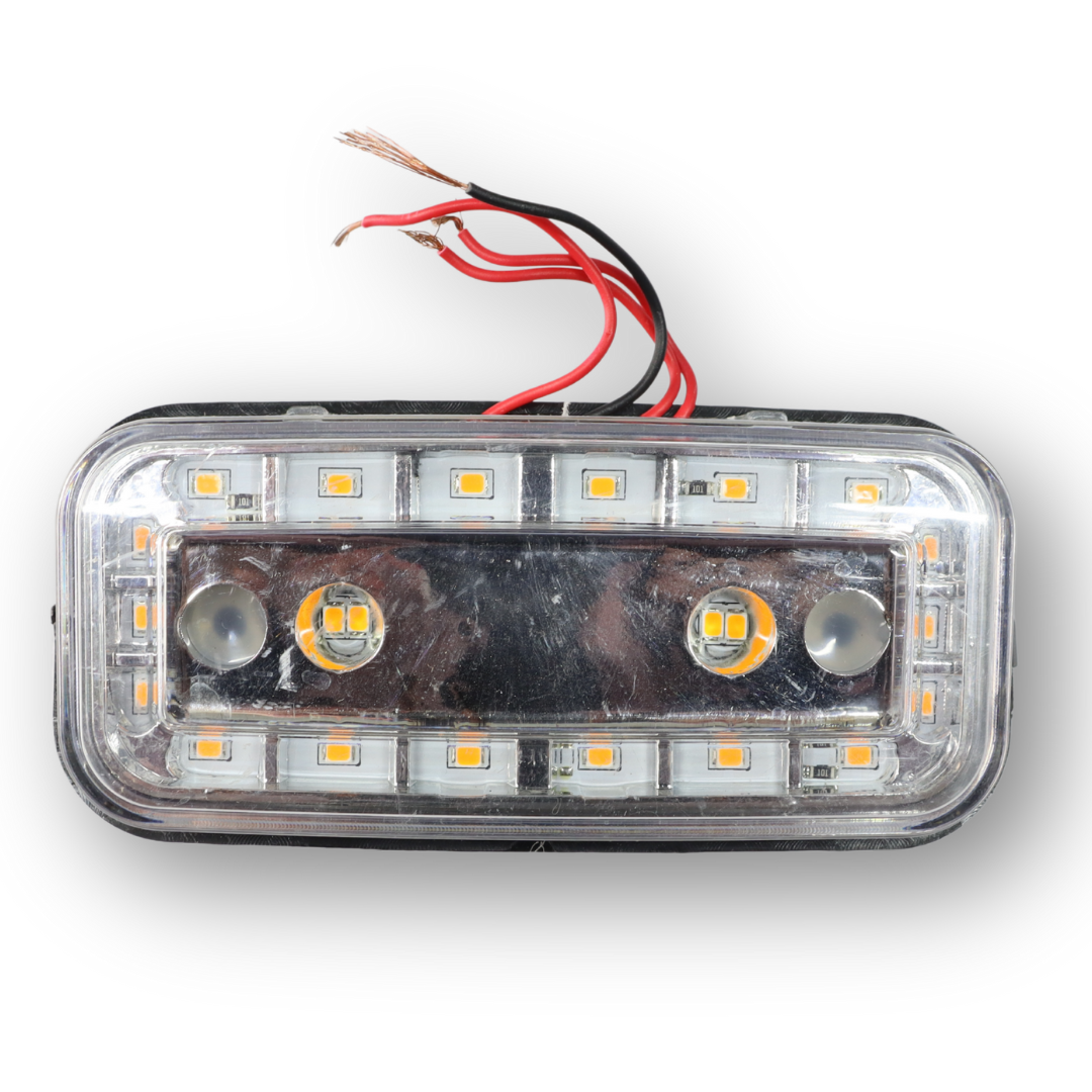 Фонарь габаритный диодный желтый LED 12-24 V