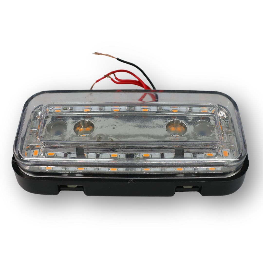 Фонарь габаритный диодный желтый LED 12-24 V
