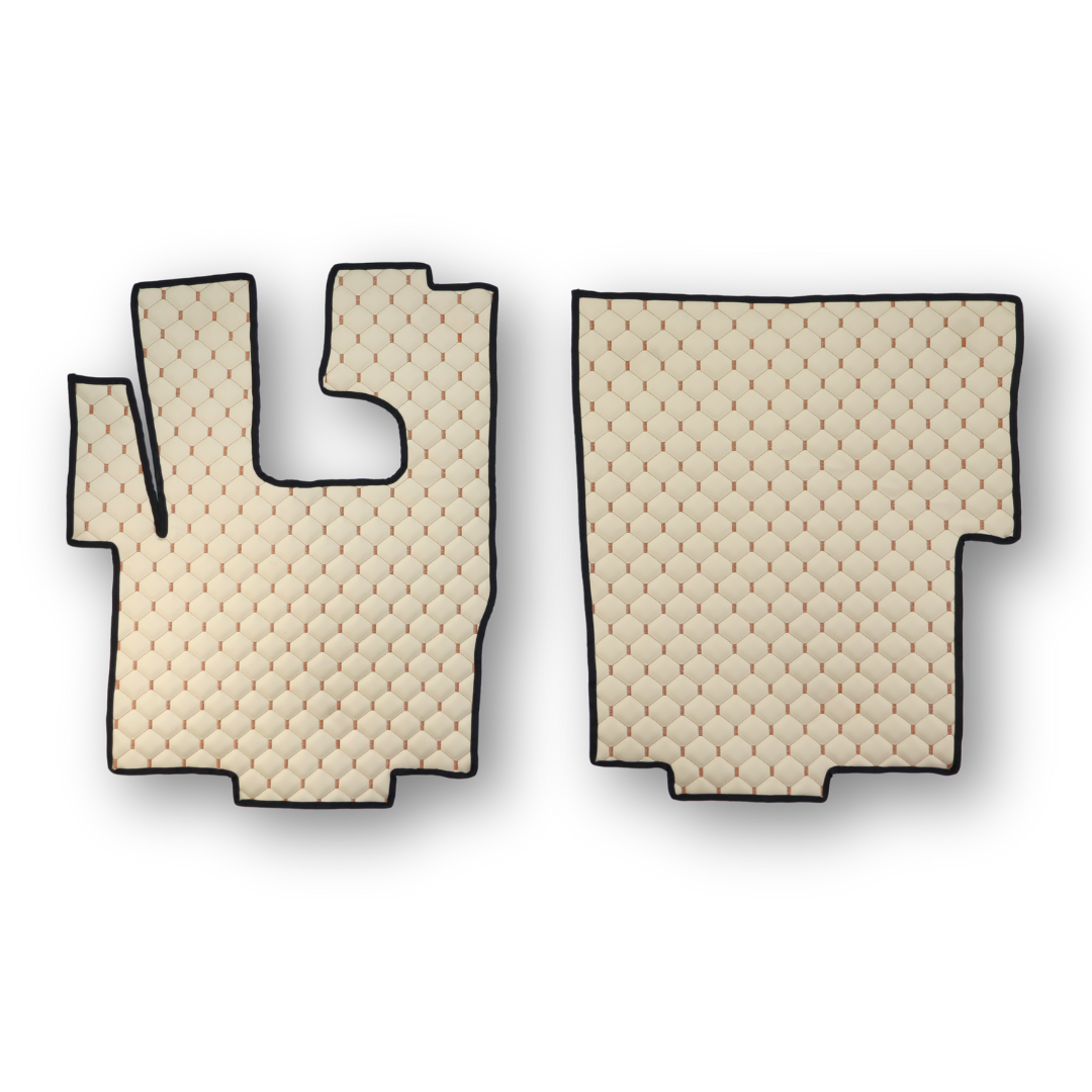 Коврик Экокожа DAF XF105 2005-2013; АКПП, бежевый, Коврик Экокожа DAF XF105 2005-2013; АКПП, бежевый,