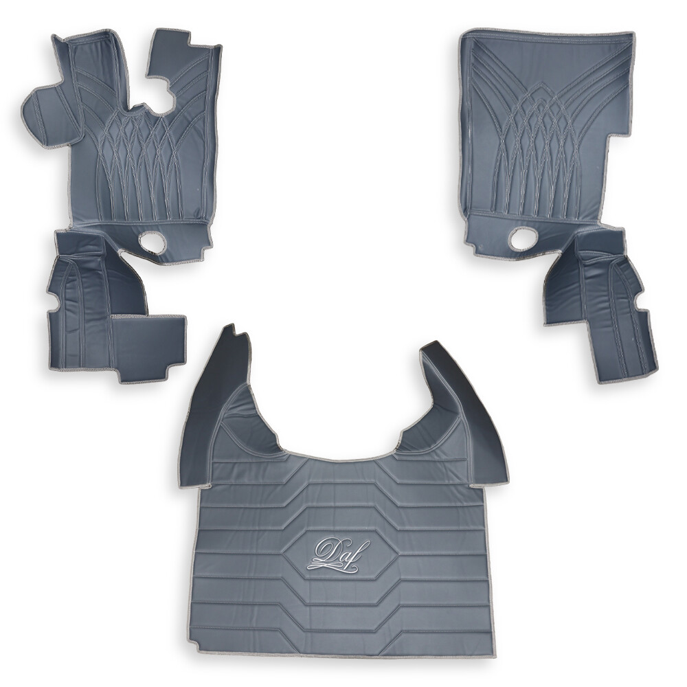 Коврик 3D Экокожа DAF XF105 2005-2013; АКПП; серый Коврик 3D Экокожа DAF XF105 2005-2013; АКПП; серый