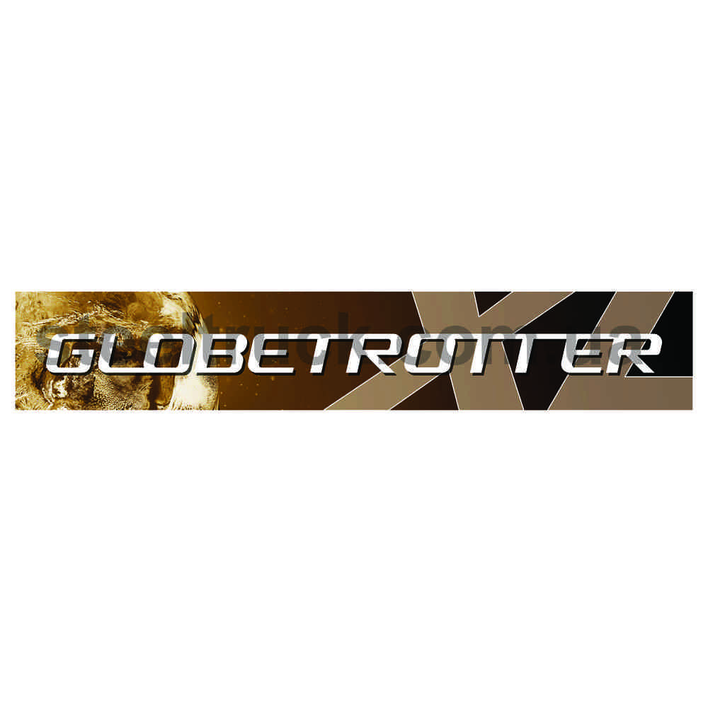 Наліпка декоративна GLOBETROTTER золота 2000*350мм