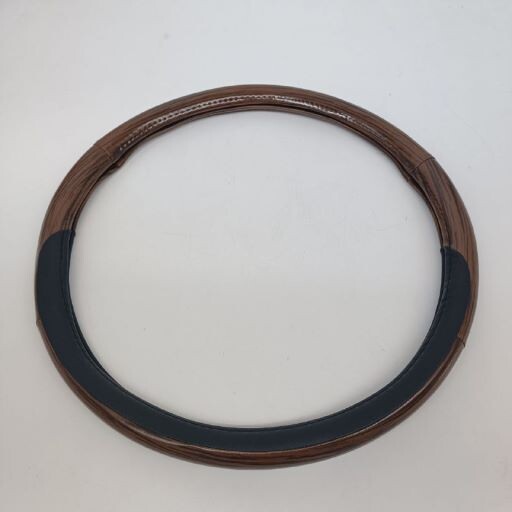 Обплетення керма "XXL" (45см) Черн/Дерев. Elegant Обплетення керма "XXL" (45см) Черн/Дерев. Elegant