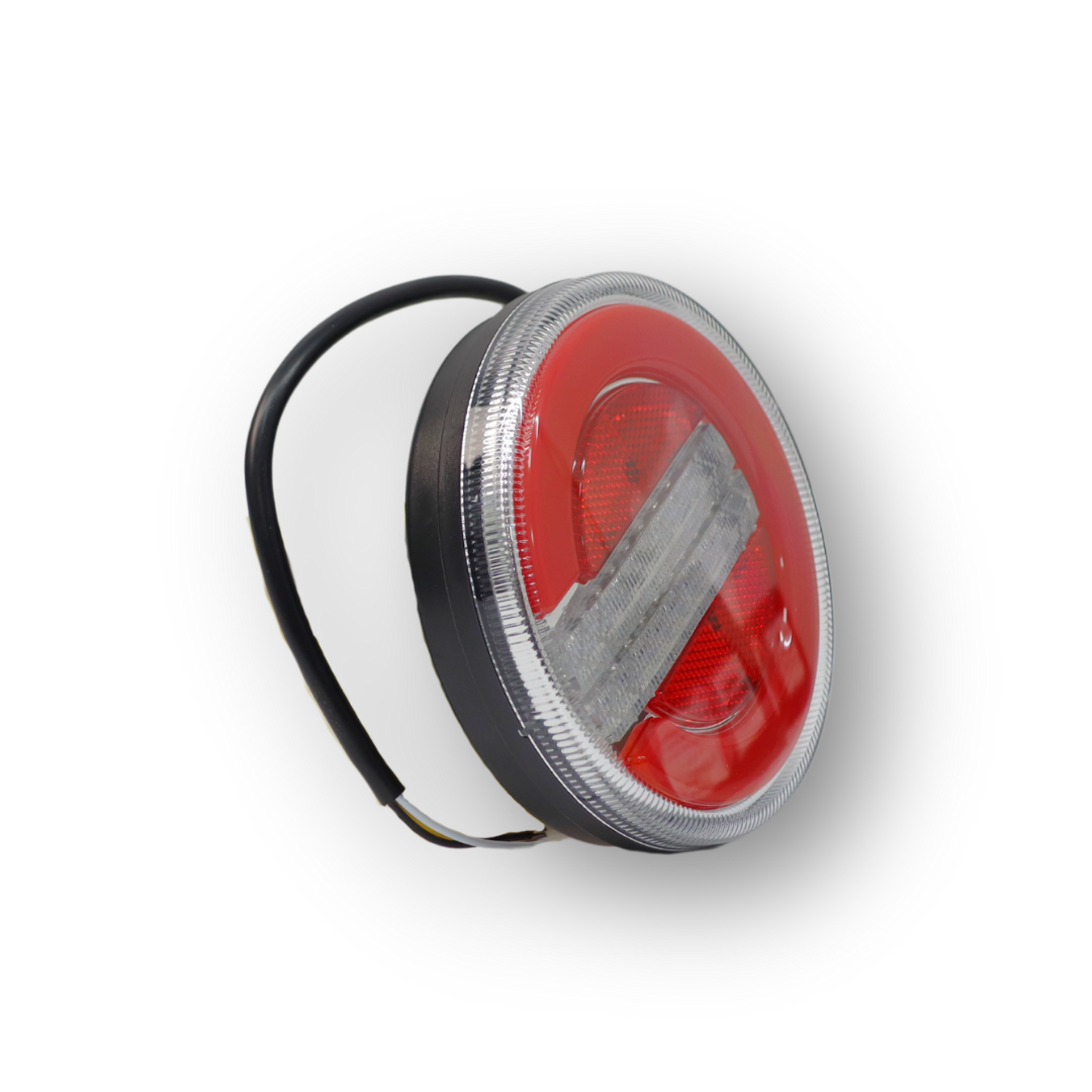 Фонарь задний диодный FERZE 10-30 в. 140х38 мм комб.круглый \прав-лев.\ Фонарь задний диодный FERZE 10-30 в. 140х38 мм комб.круглый \прав-лев.\