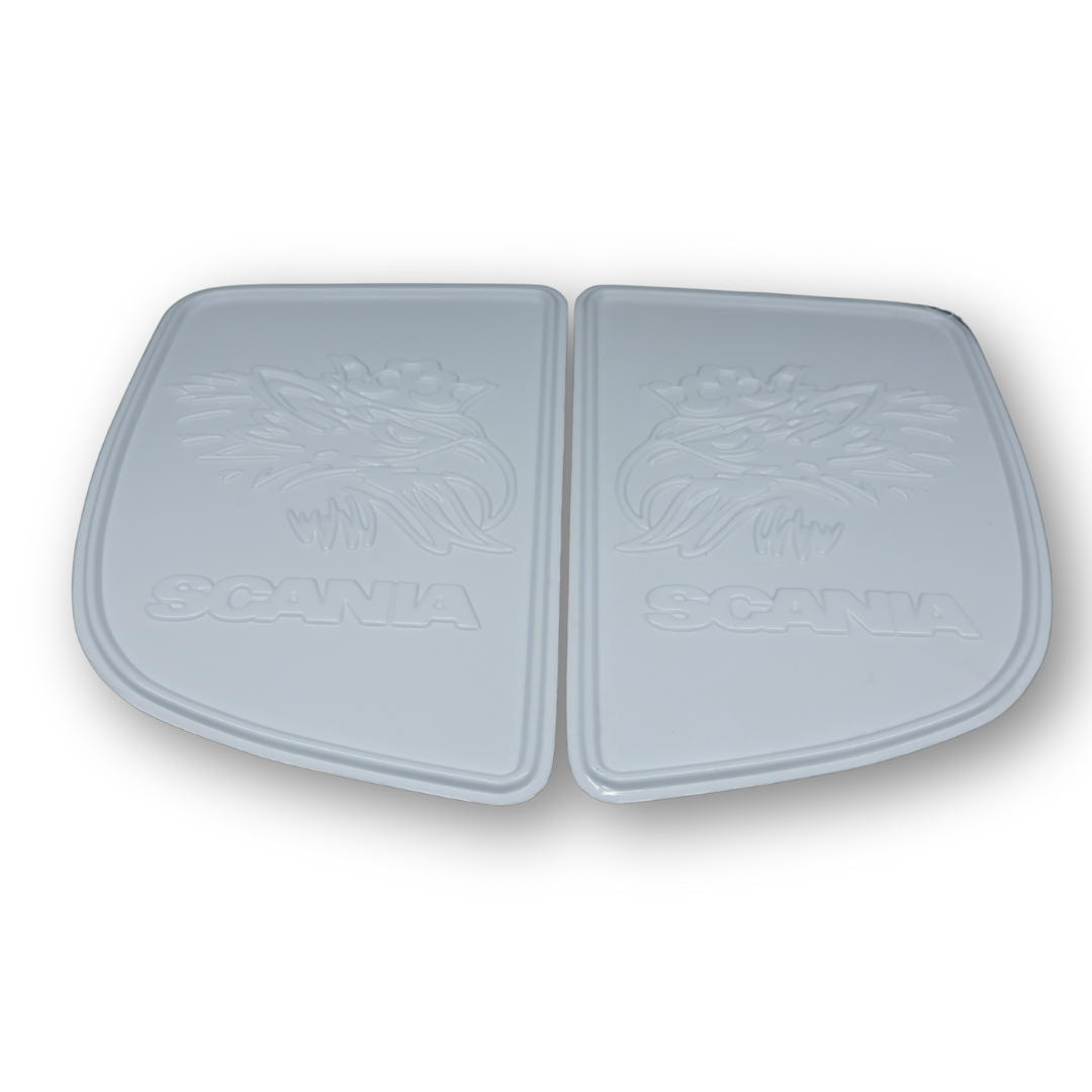 Фальш накладки белые на боковые окна спальника для SCANIA R, P, G 2005-2017 Euro 3, 4, 5 Фальш накладки белые на боковые окна спальника для SCANIA R, P, G 2005-2017 Euro 3, 4, 5