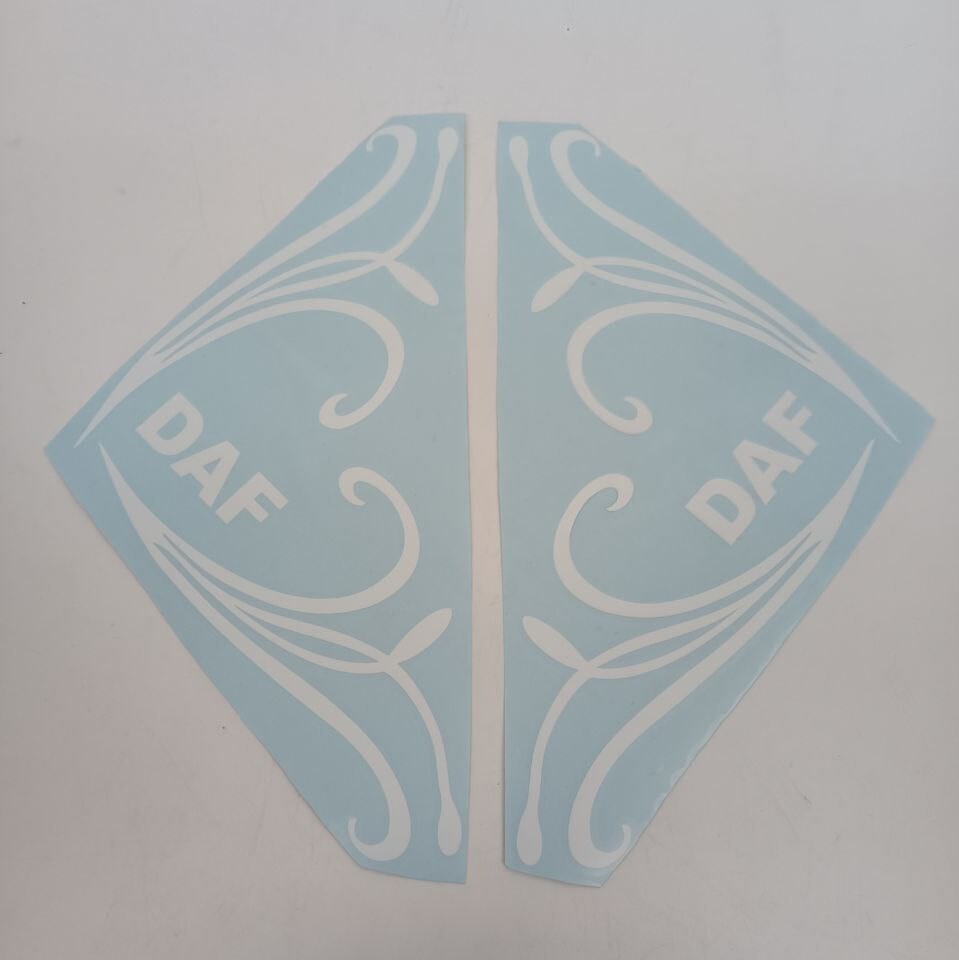 Наклейка угол на бок.стекло DAF Наклейка угол на бок.стекло DAF