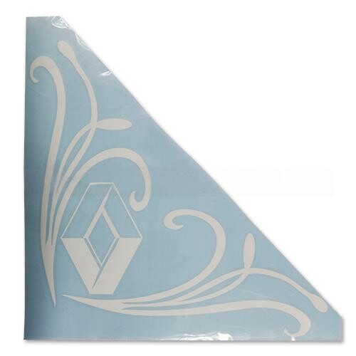 Наклейка угол на бок.стекло Renault Наклейка угол на бок.стекло Renault