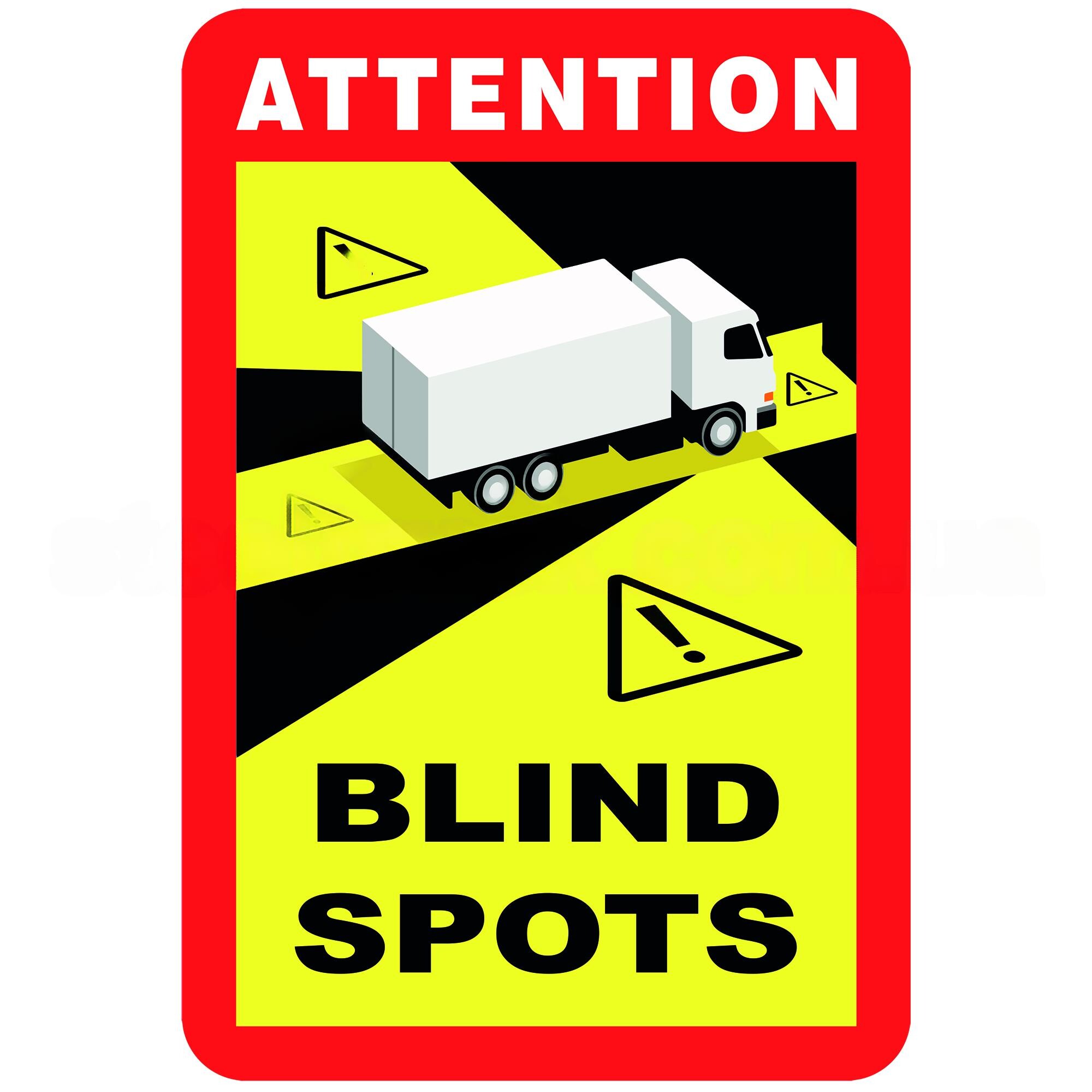 Наклейка BLIND SPOTS 250*170 мм