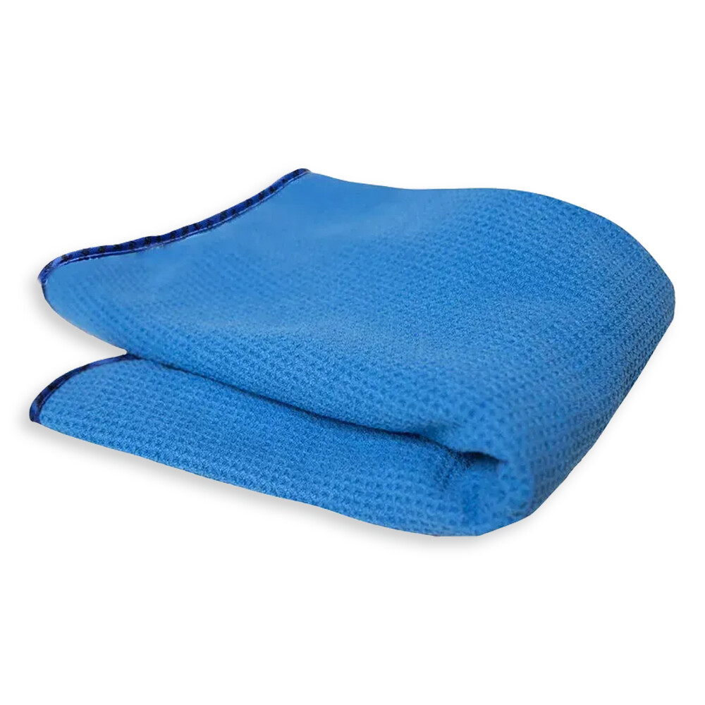Полотенце из микрофибры вафельное для стекла синее Waffle Weave Glass and Window Microfiber Towel Blue 61x40 см Полотенце из микрофибры вафельное для стекла синее Waffle Weave Glass and Window Microfiber Towel Blue 61x40 см