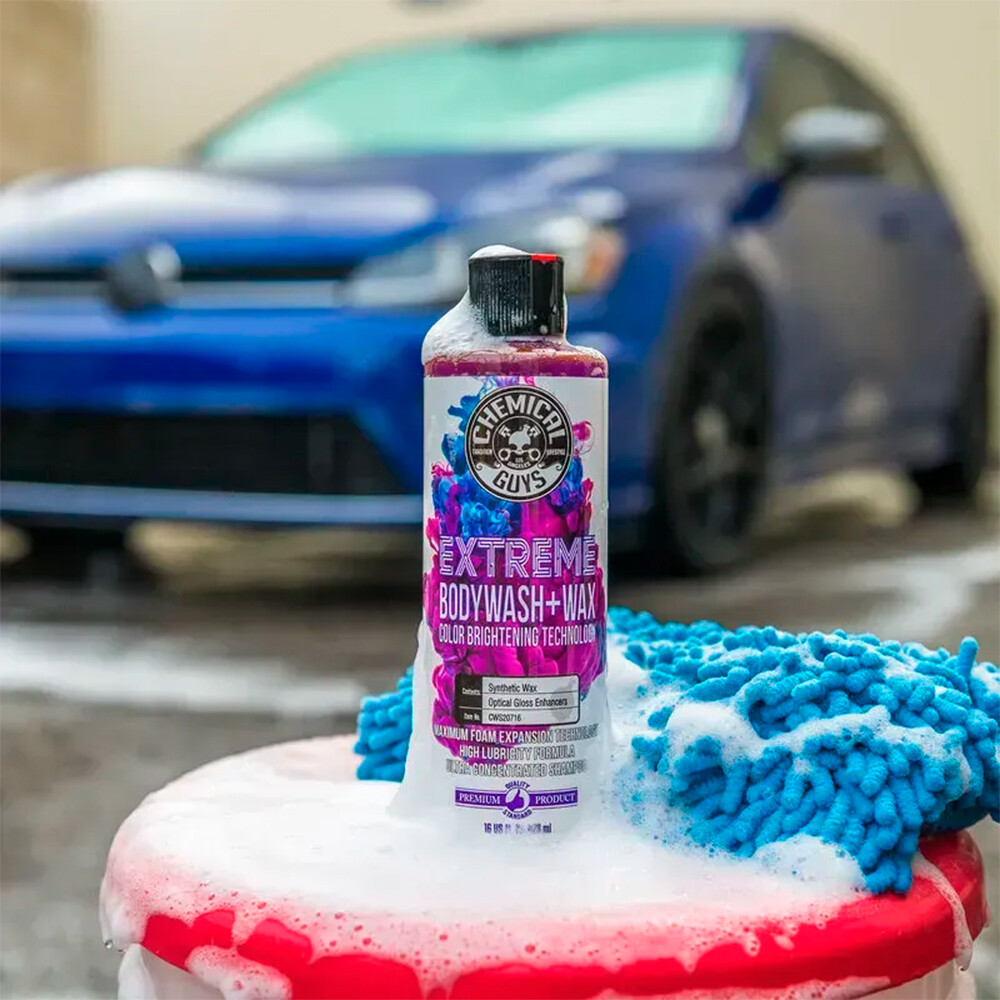 Автошампунь ультраконцентрированный с двумя восками Extreme Body Wash Plus Wax - 473мл Автошампунь ультраконцентрированный с двумя восками Extreme Body Wash Plus Wax - 473мл