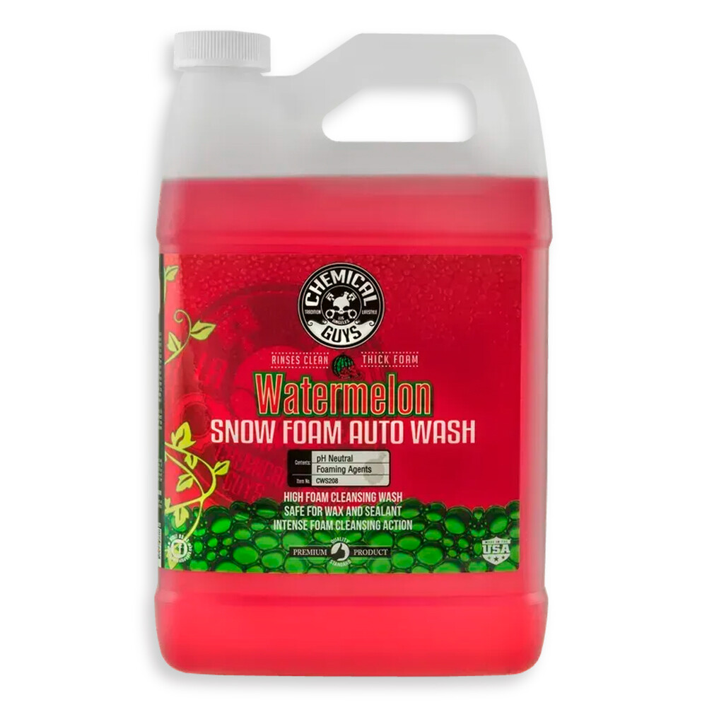 Автошампунь с ароматом арбуза Watermelon Snow Foam Extreme Suds Cleansing Wash - 3785мл Автошампунь с ароматом арбуза Watermelon Snow Foam Extreme Suds Cleansing Wash - 3785мл