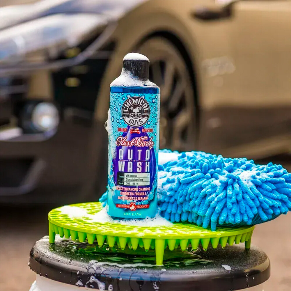 Автошампунь с усилителем блеска и нейтральным ph Glossworkz Intense Gloss Booster and Paintwork Cleanser - 473мл Автошампунь с усилителем блеска и нейтральным ph Glossworkz Intense Gloss Booster and Paintwork Cleanser - 473мл