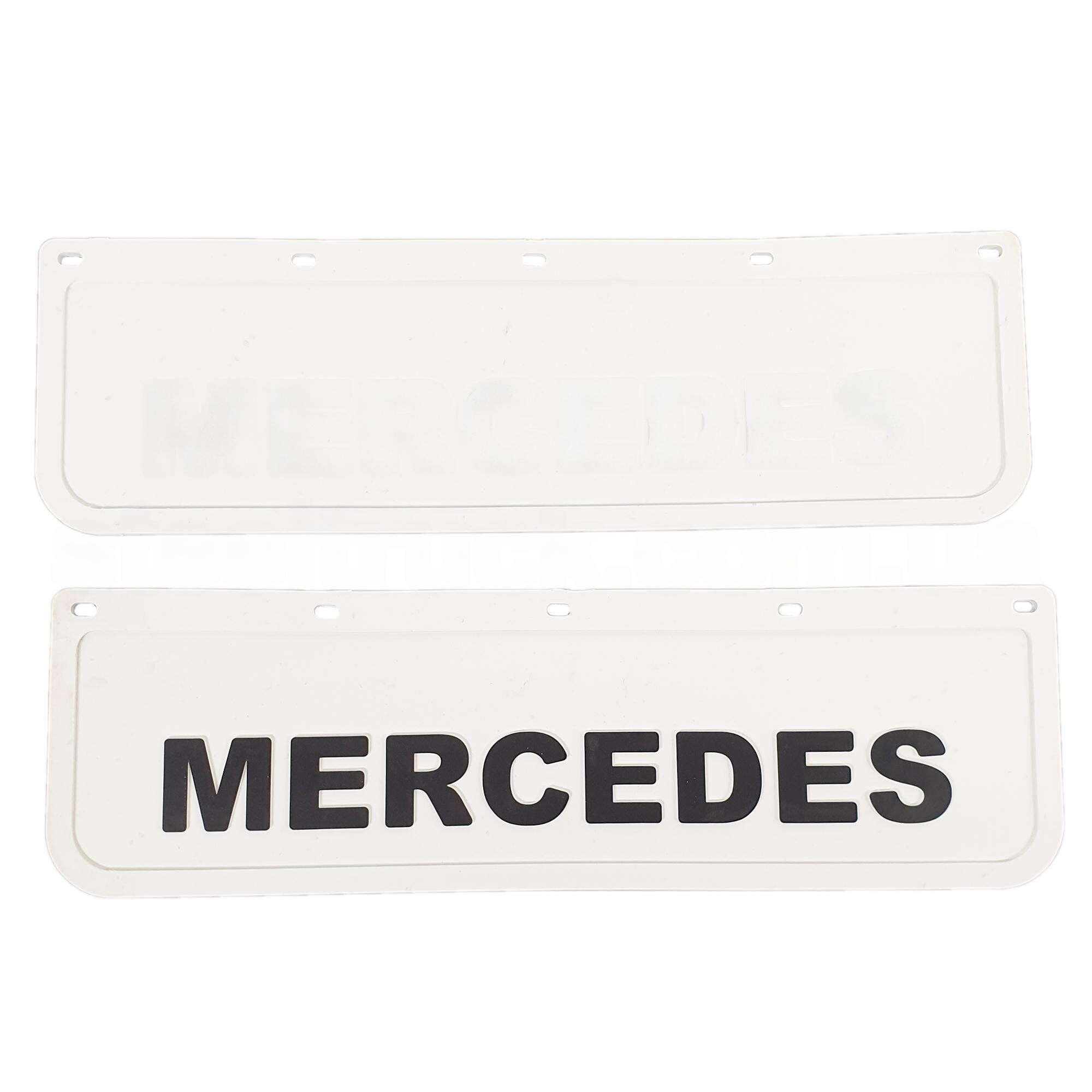 Брызговик тисненный MERCEDES 650 x 200 \белый\ Брызговик тисненный MERCEDES 650 x 200 \белый\