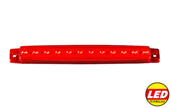 Фонарь габаритный LED 12 красный