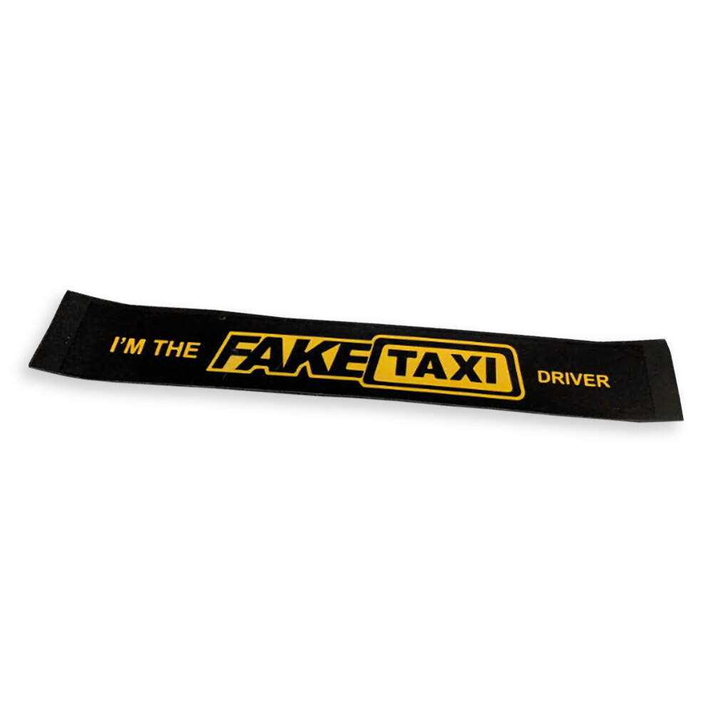 Бризковик з накаткою "мітла" I am the FAKE TAXI driver