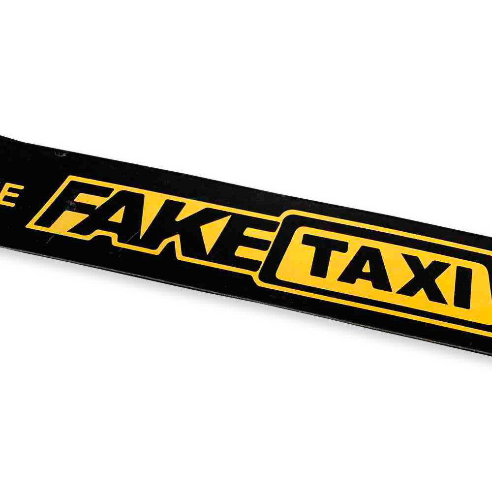 Бризковик з накаткою "мітла" I am the FAKE TAXI driver